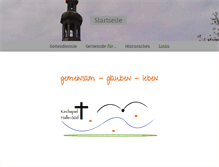 Tablet Screenshot of kirche-silberhoehe.de